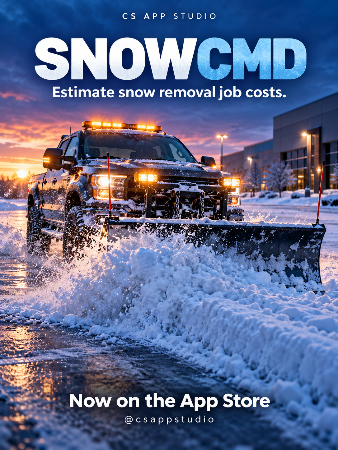 SNOWCMD promotional poster